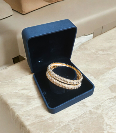luxury gold plated bangles