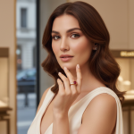 Premium Red Stone Gold Plated Ring